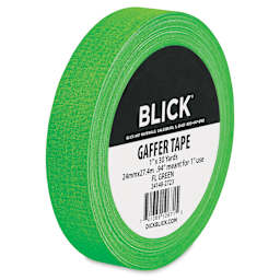 Blick Gaffers Tape - 1" x 30 yds, Fluorescent Green