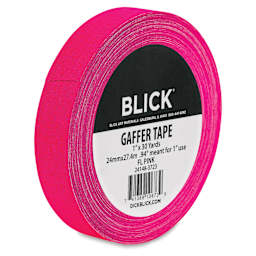 Blick Gaffers Tape - 1" x 30 yds, Fluorescent Pink