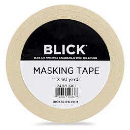 Blick General Purpose Masking Tape - Natural, 1" x 60 yds - front