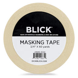 Blick General Purpose Masking Tape - Natural, 3/4" x 60 yds - front