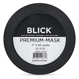 Blick Premium Masking Tape - Black, 2" x 60 yds - front