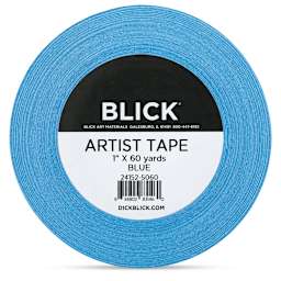 Blick Artist Tape - Blue, 1" x 60 yds, front