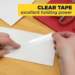 Clear Tape, excellent holding power