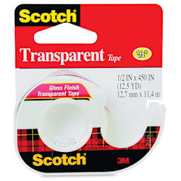 Scotch Transparent Tape - Front view of package of 1/2" tape
