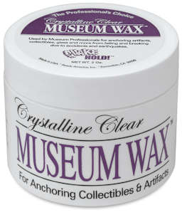 Crystalline Clear Museum Wax - Front of jar