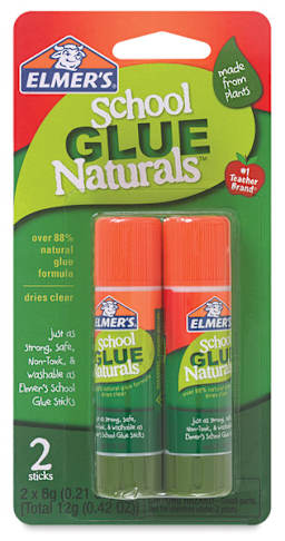 School Glue Naturals Glue Sticks, pkg of 2