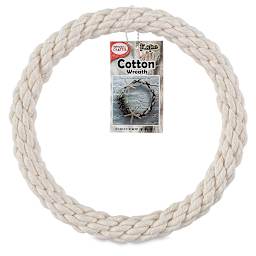 Pepperell Cotton Rope Wrapped Wreath - 8"