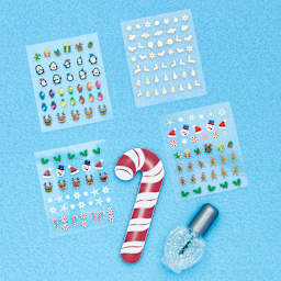 Holiday Nail Art Mini Kit - Components of Kit