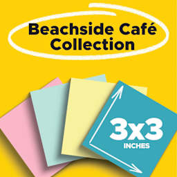 Beachside Cafe Collection, 3" x 3"