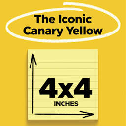 The Iconic Canary Yellow, 4" x 4"