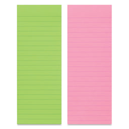 Post-it Super Sticky Notes - 3" x 8", Energy Boost Collection, Lined, Pkg of 2 (out of packaging)
