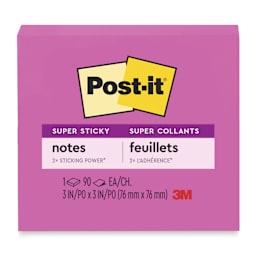 Post-it Super Sticky Notes - Single Pad, 3" x 3", Summer Joy Collection example pad
