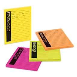 Post-it Super Sticky Printed Message Notes contents