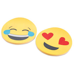 Post-it Note Shapes - Two Emoji Note pads