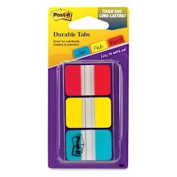 Post-it Tabs - Front of blister package of 36 Primary Colors