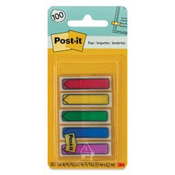 Post-it Flags - Arrows, Primary Colors, Pkg of 100 front of packaging