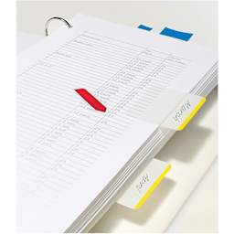 Post-it Tabs - Bright Colors, Pkg of 24 organizing pages in binder 
