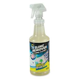 Green Gobbler Slime Remover - 32 oz bottle shown with spray nozzle attached
