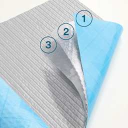 Scotch Flex & Seal Shipping Roll - Three layers in roll shown