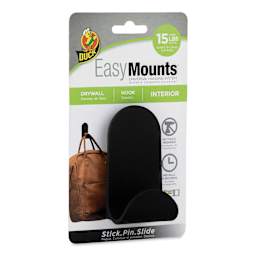 Duck EasyMounts Interior Drywall J-Hook Black (inside of packaging)