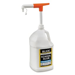 Blick Glue Pump, attached to gallon jug (not included)