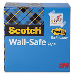 Scotch Wall-Safe Tape - Single, 3/4" x 108' Roll front of packaging
