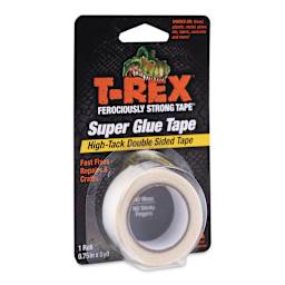 T-REX Super Glue Tape - Double-sided, 0.75" x 5 yds (Front of package)