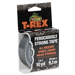 T-REX Tape Ferociously Strong Tape - Front of package of 10 yd roll

