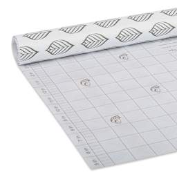 Duck EasyLiner Adhesive Laminate - Grey Pin Feather, 20" x 15 ft (Close-up of grid)