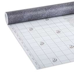 Duck EasyLiner Adhesive Laminate - Soapstone, 20" x 15 ft (Close-up of grid)