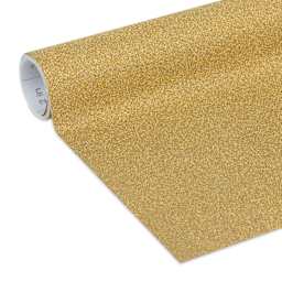 Duck Craft Adhesive Laminate - Glimmer Gold, 12" x 10 ft (Close-up of laminate)