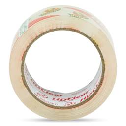 Duck HD Clear Heavy Duty Packing Tape - 1.88" x 54.6 yds - upright, side of roll