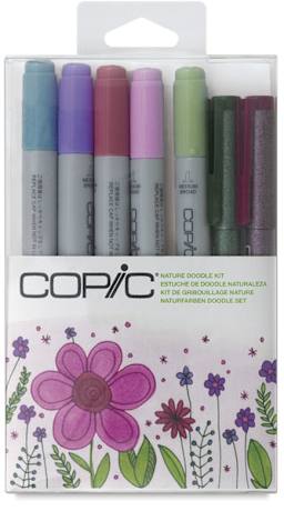 Copic Doodle Set - Set of 7, Nature Doodle Kit