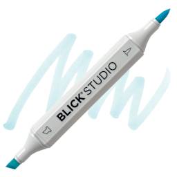 Blick Studio Brush Marker - Morning Dew marker and swatch
