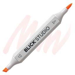 Blick Studio Brush Marker - Vanilla marker and swatch