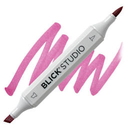 Blick Studio Brush Marker - Amaranth Pink marker and swatch