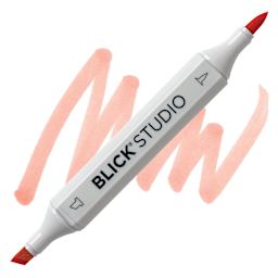 Blick Studio Brush Marker - Apricot marker and swatch