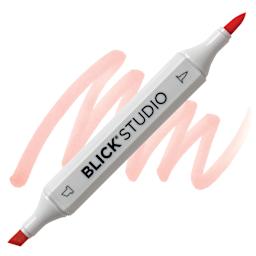 Blick Studio Brush Marker - Soft Coral marker and swatch