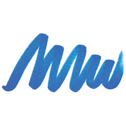 Blick Studio Brush Marker - Bright Blue swatch