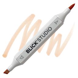 Blick Studio Brush Marker - Honey Butter marker and swatch