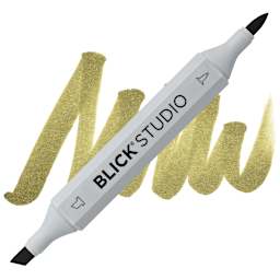 Blick Studio Brush Marker - Antique marker and swatch