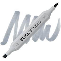 Blick Studio Brush Marker - Basic Gray 2 marker and swatch