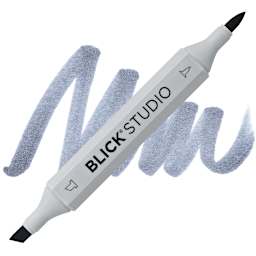 Blick Studio Brush Marker - Basic Gray 3 marker and swatch