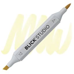 Blick Studio Brush Marker - Butter Cream marker and swatch
