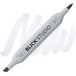 Blick Studio Brush Marker - Cool Gray 30% marker and swatch