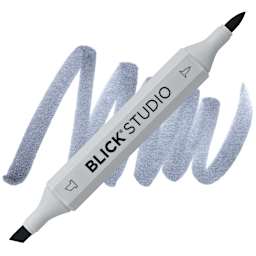 Blick Studio Brush Marker - Cool Gray 70% marker and swatch