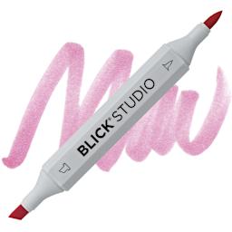 Blick Studio Brush Marker - Coral Pink marker and swatch