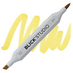 Blick Studio Brush Marker - Honey Yellow marker and swatch