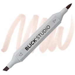 Blick Studio Brush Marker - Latte marker and swatch