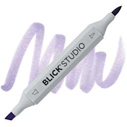 Blick Studio Brush Marker - Lilac marker and swatch